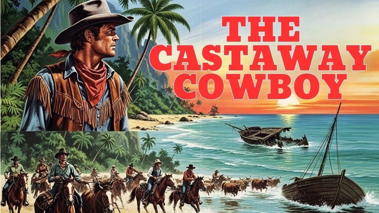 The Castaway Cowboy | James Garner Western Movie | Classic Full Movie