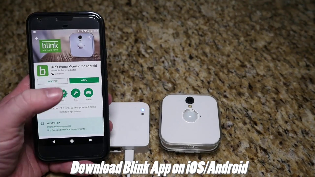 set up blink xt camera