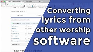 ProPresenter 6 Tutorial:  Converting lyrics from other worship software to ProPresenter
