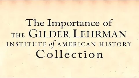Carol Berkin on the Gilder Lehrman Collection of A...