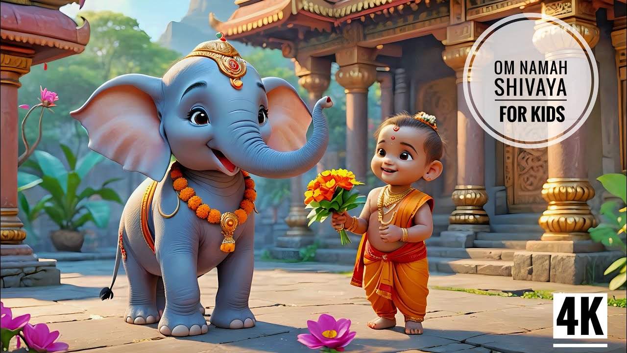 Om Namah Shivaya For Kids | Baby Sleep Lullaby Mantra | Deep Sleep, Peace & Relaxation