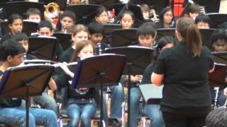 Fowler Middle School Beginner Band, 3 Feb 2012