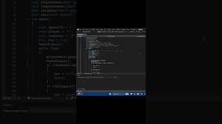 Tic Tac Toe Game Using C++ #shorts  #cpplus