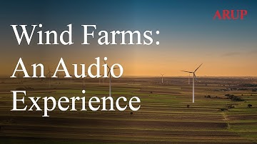 The sound of wind farms