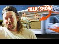 Infrabren talk show on a moving truck  moving with blake