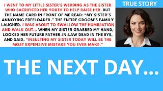 I Went to My Sister's Wedding as the One Who Raised Her—Then I Saw My Place Card... | Fluffy Revenge screenshot 4