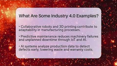 What Are Some Industry 4.0 Examples? - Talking Tech Trends
