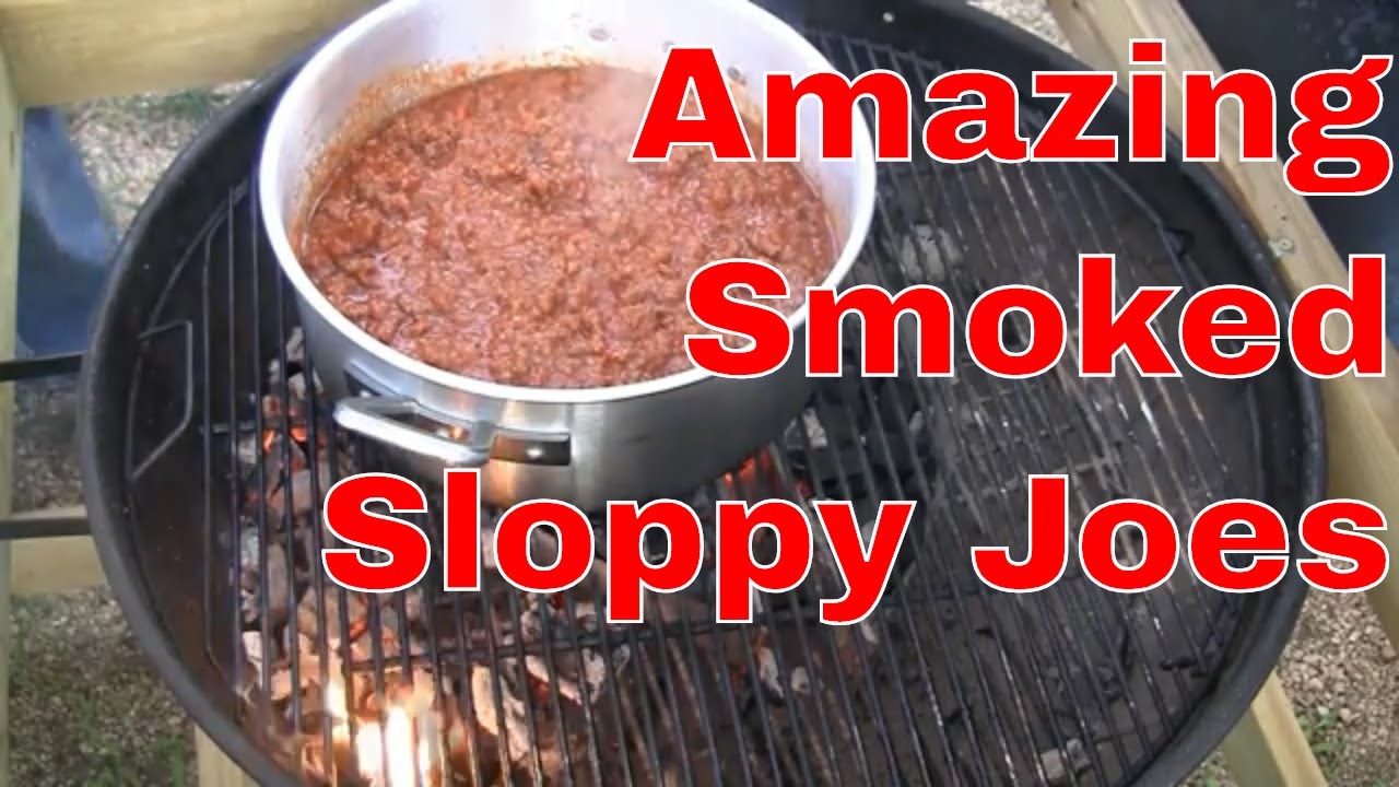 Amazing Smoked Sloppy Joes Saturday Cook Whisky And BBQ YouTube