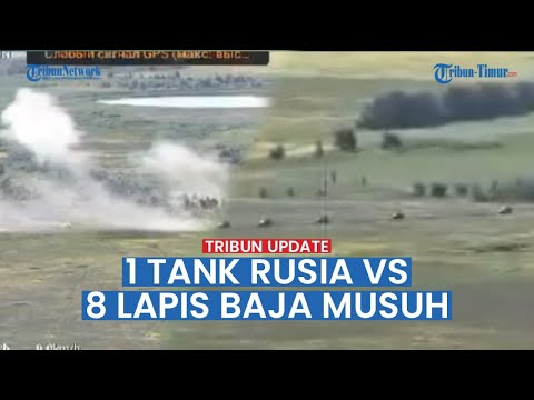 🔴 VIDEO FULL 1 Tank Rusia vs Rombongan Tank Musuh, Pushilin: Divisinya Dapat Penghargaan Tertinggi!
