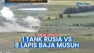 🔴 VIDEO FULL 1 Tank Rusia vs Rombongan Tank Musuh, Pushilin: Divisinya Dapat Penghargaan Tertinggi!