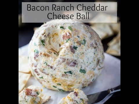 Bacon Ranch Cheddar Cheeseball