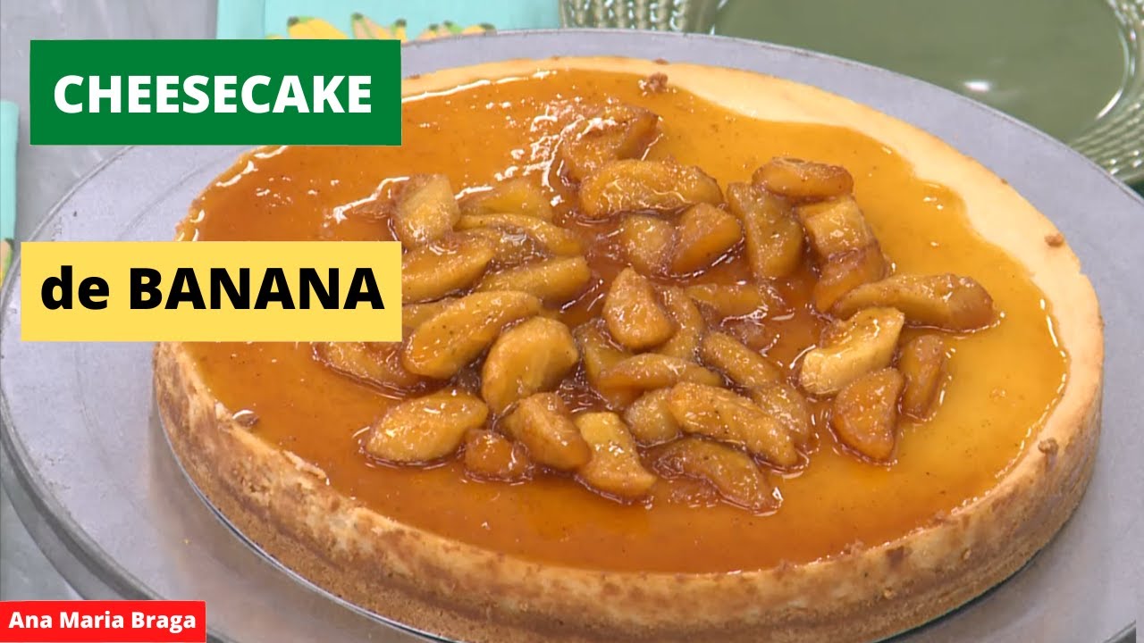 Receita de bolo de banana sem lactose • Ana Maria Braga