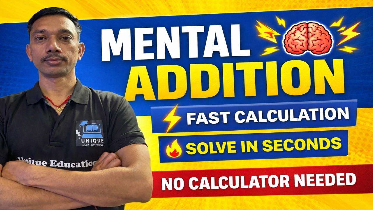 Mental Addition in Seconds 🧠 | Fast Calculation Tricks - YouTube