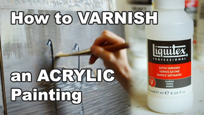 Using Liquid varnish on an acrylic painting seals the painting abs
