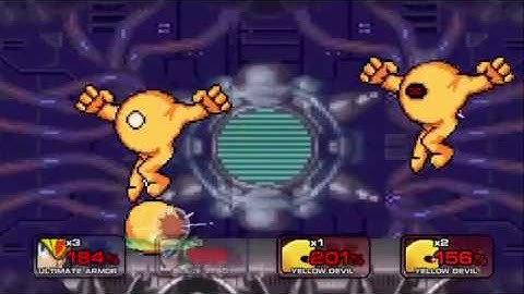 X Ultimate Armor and Black Zero vs Yellow Devil