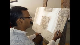 Learn Ajanta Style Of Painting By Shri.Sham Kumavat