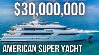 Touring a $30,000,000 American Built SuperYacht | Westport 164'