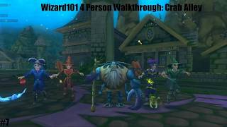 Wizard101 Episode 7 Crab Alley | Four Player Full Game Walkthrough