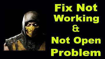 How To Fix Mortal Kombat App Not Working | Mortal Kombat Not Open Problem | PSA 24