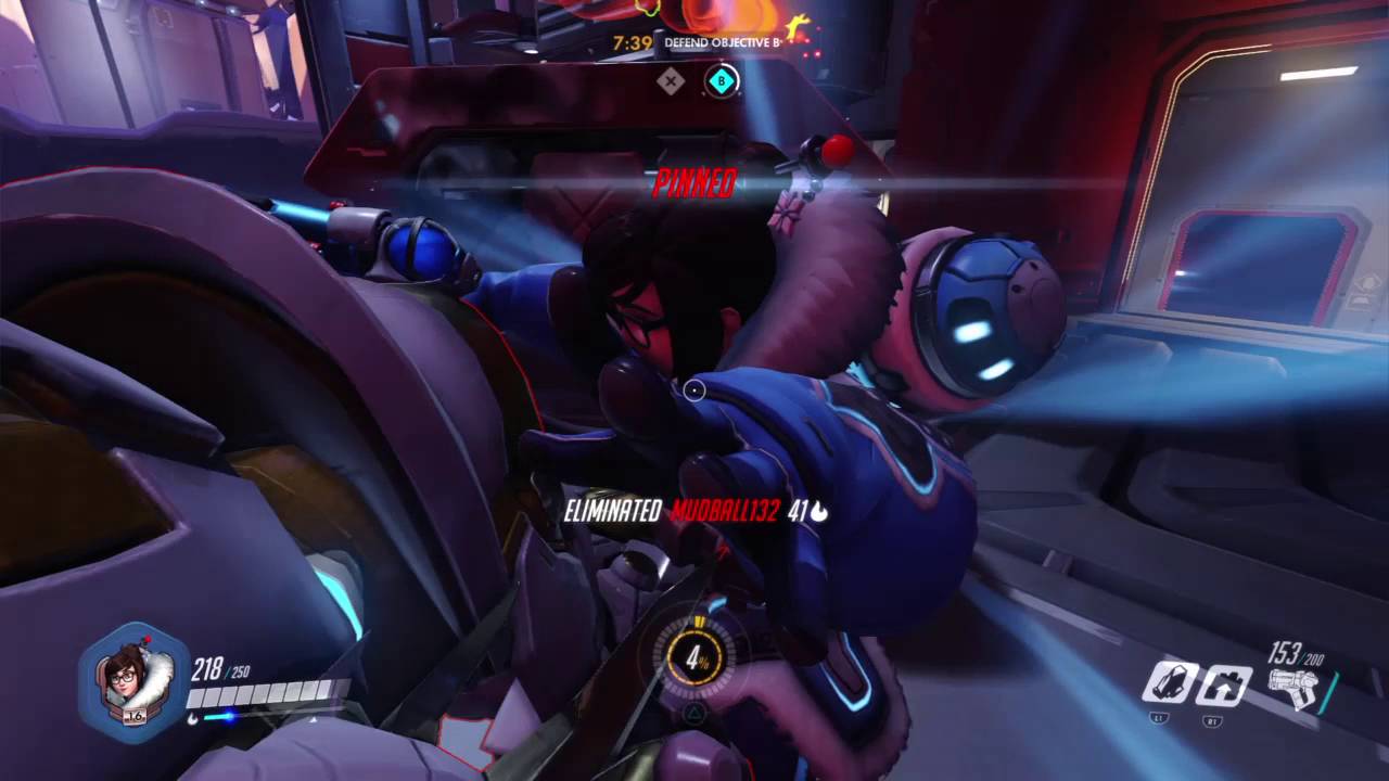 Overwatch Riding M Overwatch: Mei goes for a ride - YouTube