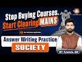 UPSC Mains Society Answer Writing Practice |GS Paper 2 Important Questions with Model Approach |L-33