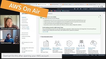 AWS On Air: StartUp! ft. Do this after opening your AWS account
