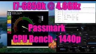 I7-6850K 4.6Ghz 3440X1440P On 1.49V Alphacool 480Mm Radiator - Pmark Performance Test