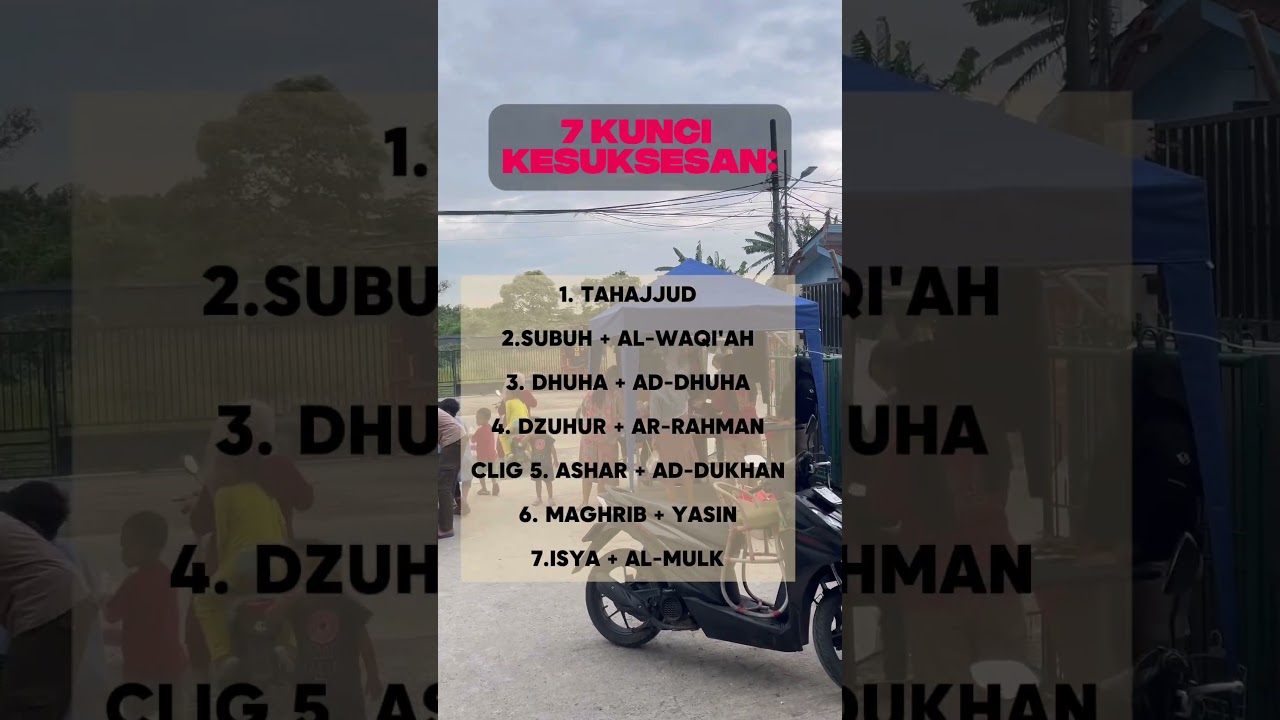 7kunci kesuksesan #real #sukses