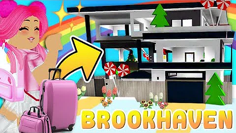 I Moved Into A NEW Brookhaven MANSION.. Brookhaven...