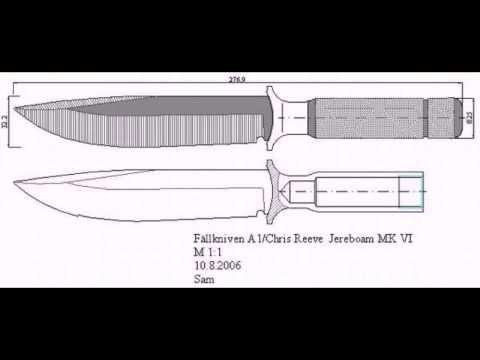 Нож своими руками чертежи с размерами