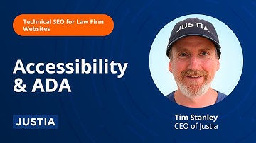 Accessibility & ADA | Technical SEO for Law Firm Websites Part 3 of 5