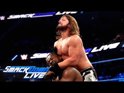 Kofi Kingston vs. AJ Styles – Champion vs. Champion Match: SmackDown LIVE, July 30, 2019