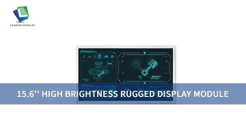 15.6-inch High Brightness Industrial Rugged TFT LCD Module