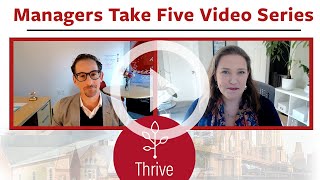Employee and Workplace Wellbeing | Managers Take Five