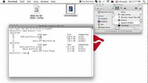 Installing Rasbian on an SD Card using a Mac
