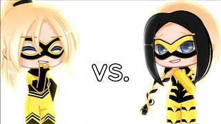 Queen Bee VS. Vesperia | Chloé VS. Zoé | Miraculous Ladybug「 Gacha Club 」 Resimi