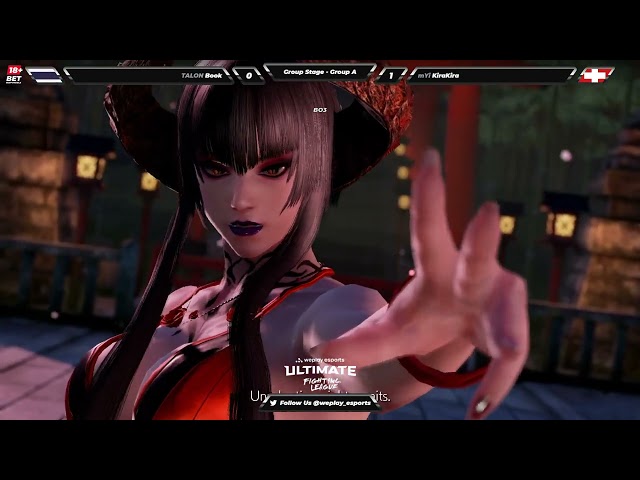 KiraKira vs Book | Tekken 7 | WUFL Season 1 VODs