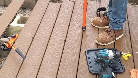 How to Install Trex Composite Decking | Hidden Camo Fasteners 10x Faster build DIY