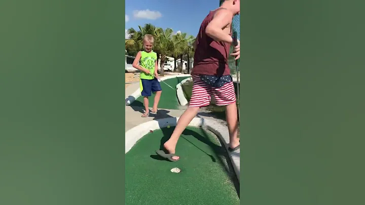Jonah golfs