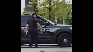 Dancing Cop, Rui, Performs Gangnam Style To Impress Officer Karla Inside Ford Interceptor Ga, Usa