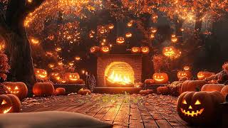 🎃 Cozy Halloween Vibes: Jazz, Rain & Pumpkin Carving to Set the Perfect Autumn Mood for Relaxation 🍁