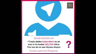 500000k Somali Dhab ah Ku hel┇► 24 saac✭ Telegram Somali ads