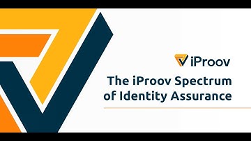 The iProov Spectrum of Identity Assurance