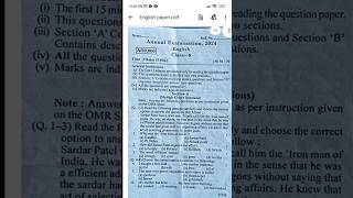 Class 9 Varshik English Paper 2024 Class 9 English Paper Varshik 2024