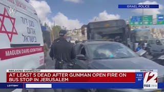 Shooting attack at Jerusalem bus stop kills 6