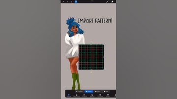 (Easy Method) Add patterns to clothes!  #art #drawingtutorial #procreateart #digitalart