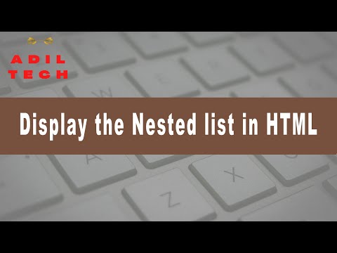 Display the Nested
