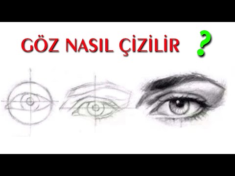 GÖZ NASIL ÇİZİLİR - Karakalem Portre ( Resim Dersi )