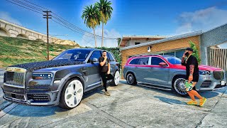 Chrome Hearts x Drake Rolls Royce Cullinan in GTA 5| Let's Go to Work| GTA 5 Mods IRL| 4K