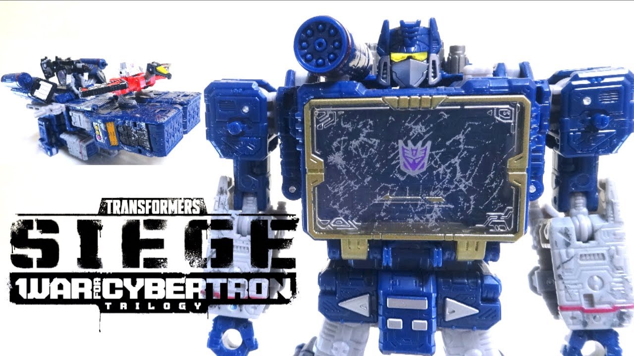 トランスフォーマー シージ Sg 24 サウンドウェーブ ヲタファのじっくり変形レビュー Transformers Siege Soundwave Youtube